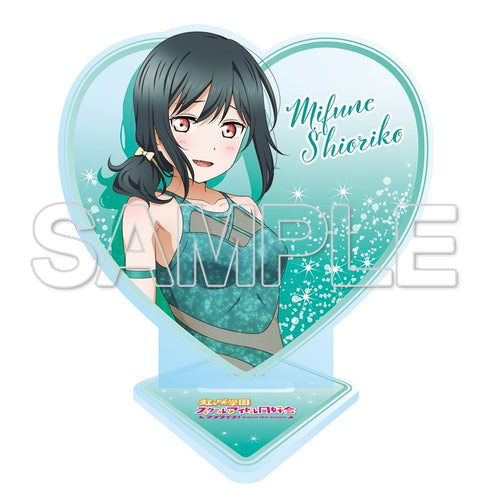 『ラブライブ!虹ヶ咲学園スクールアイドル同好会』ハート型ラメ入りアクリルスタンド 三船 栞子
